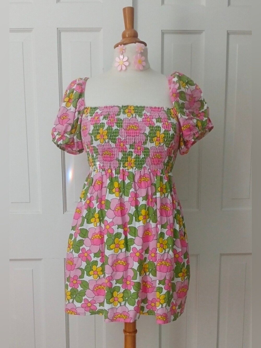 Show Me Your MuMu Bixby Mini Dress Fresh Floral - Picture 2 of 6